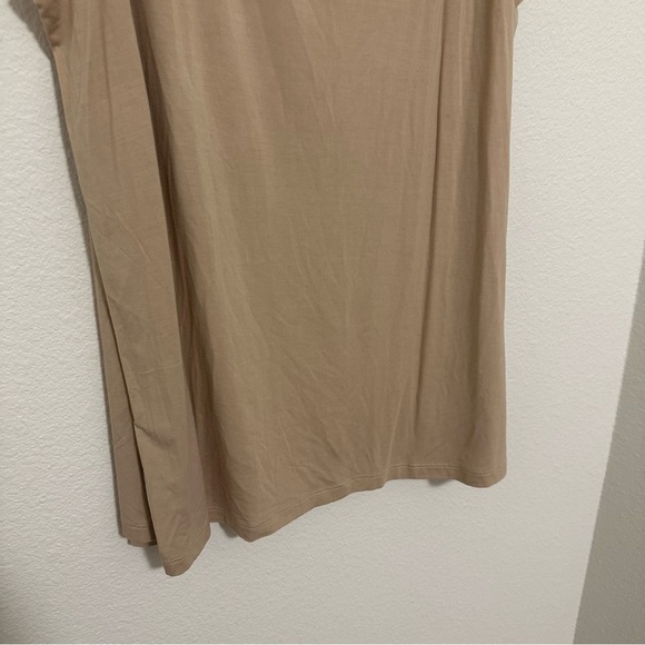 SIVANA Bamboo Scoop Neck Flowy Tank Top Size XL Women’s Beige Neutral Color - Picture 3 of 5